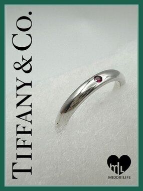 TIFFANY & CO. Elsa Peretti Ruby Stacking Band Ring